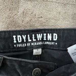 Idyllwind Black Midrise flare jeans